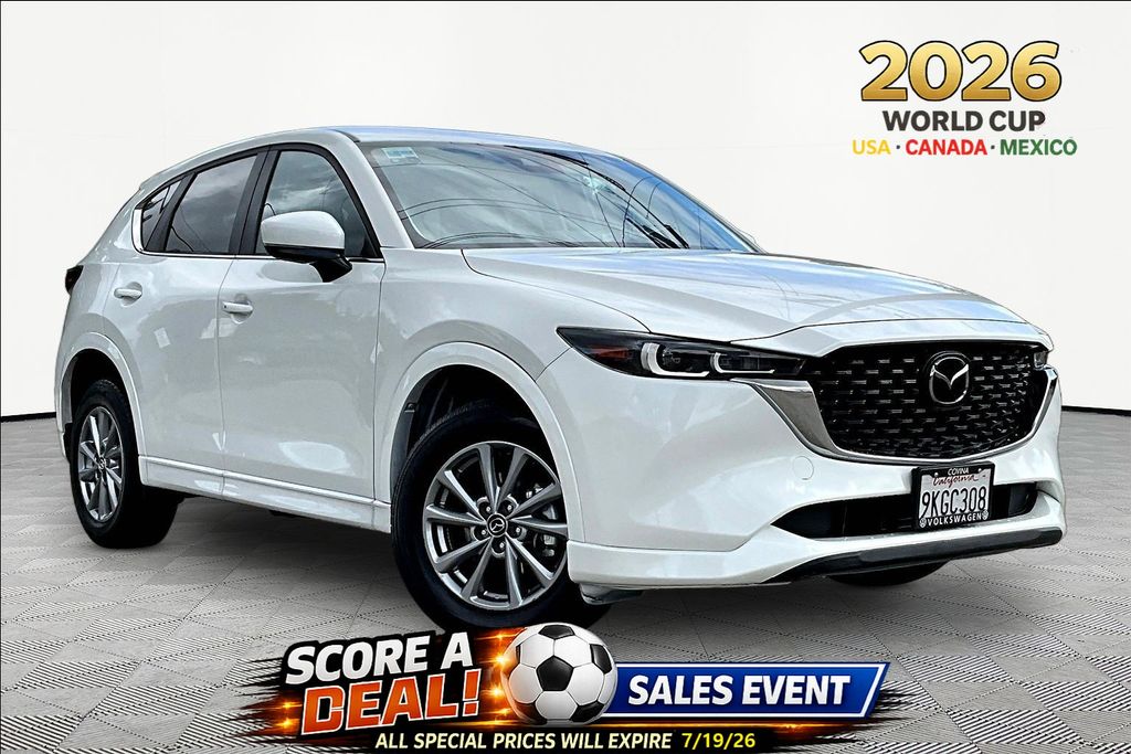Rhodium White Metallic 2024 Mazda CX-5 SUV / Crossover All-Wheel Drive 6-Speed Automatic