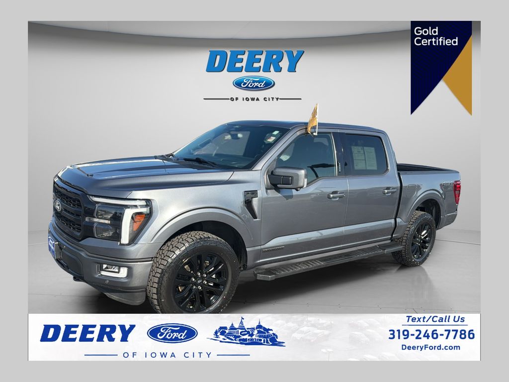 Carbonized Gray Metallic 2024 Ford F-150 Pickup Truck Four-Wheel Drive Automatic