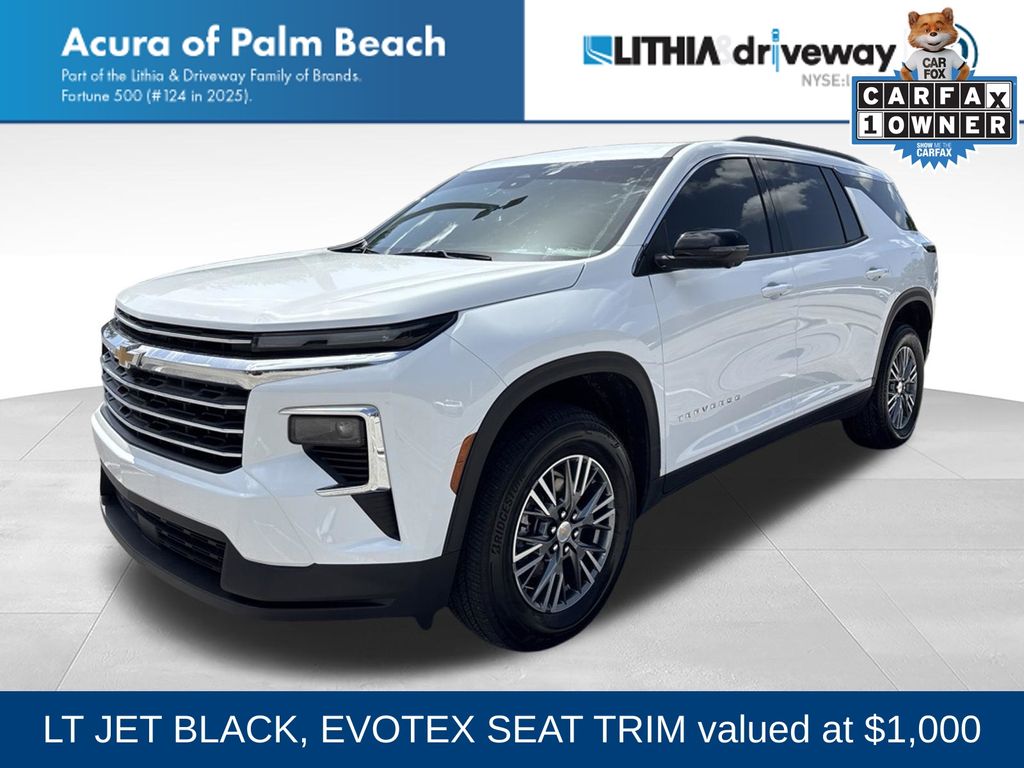 Summit White 2025 Chevrolet Traverse SUV / Crossover Front-Wheel Drive 8-Speed Automatic