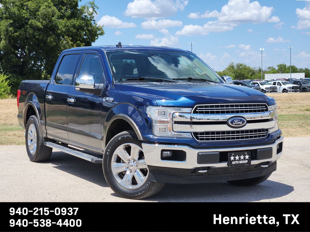 Blue Jeans Metallic 2019 Ford F-150 Pickup Truck Four-Wheel Drive Automatic