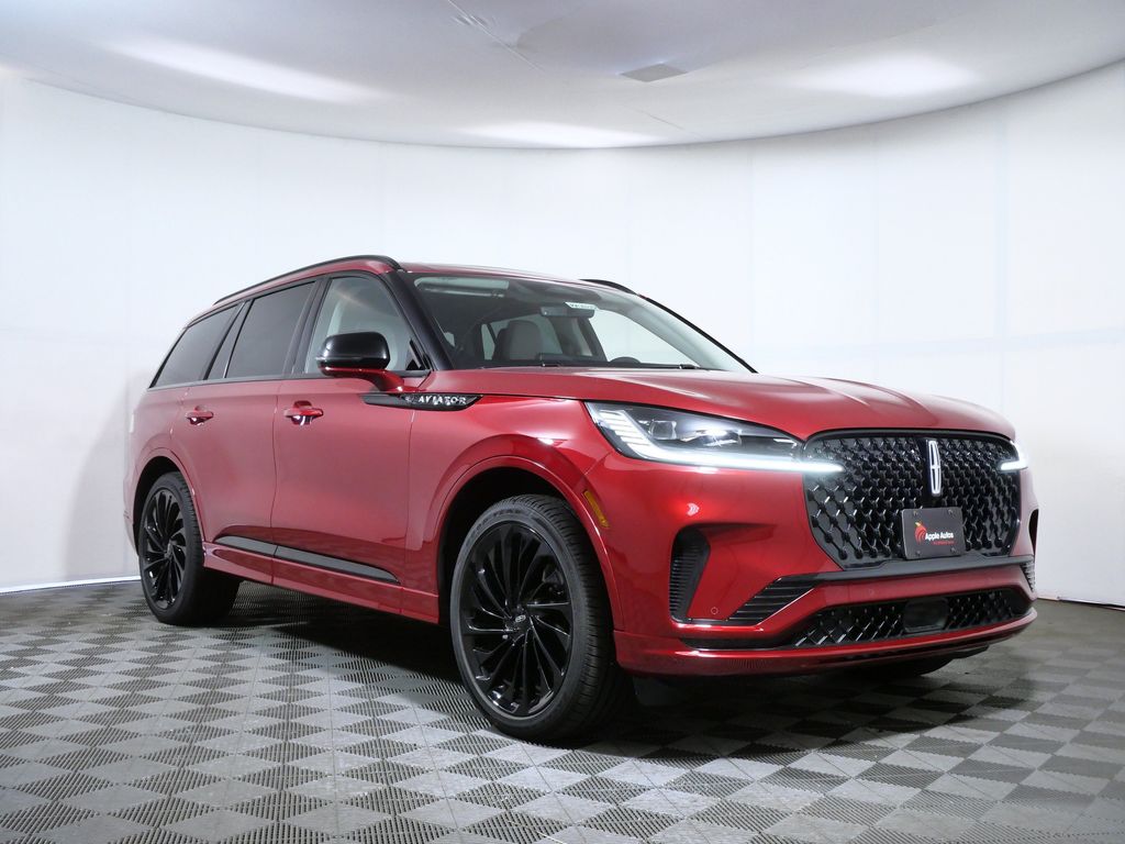 Red 2026 Lincoln Aviator SUV / Crossover All-Wheel Drive Automatic