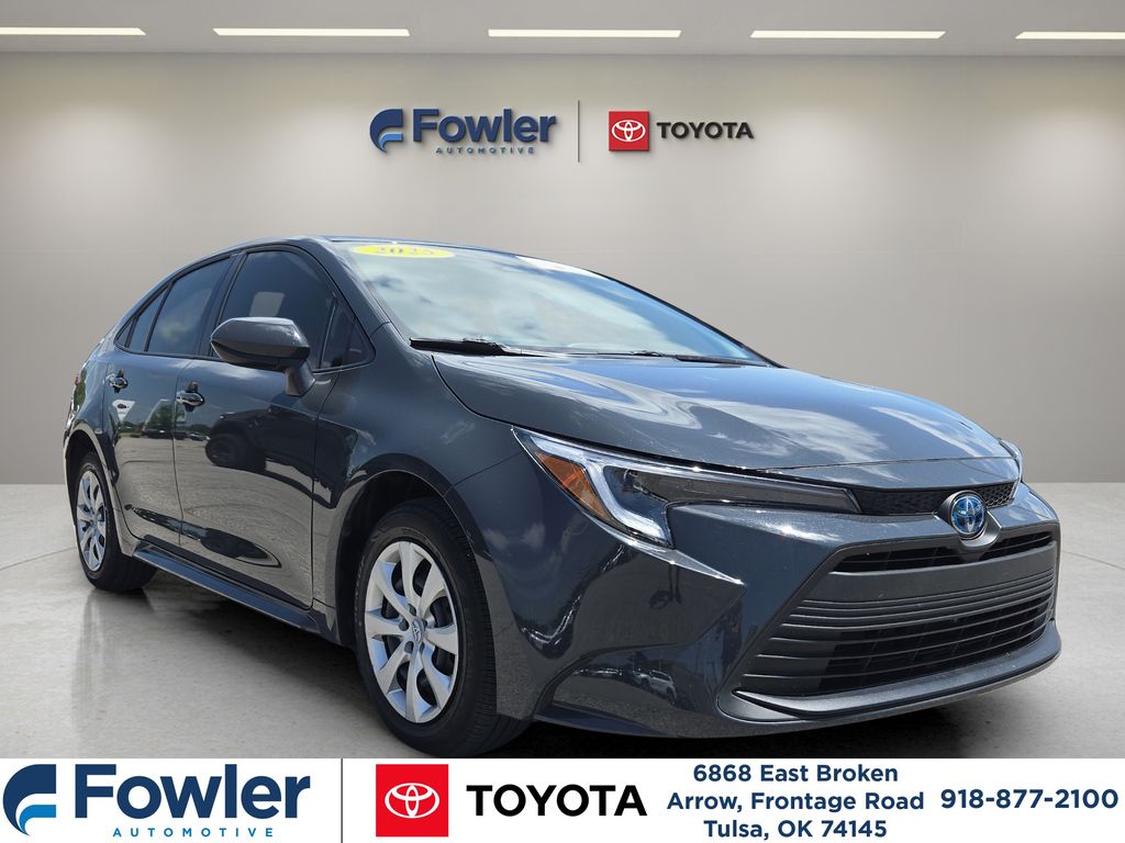 Underground 2025 Toyota Corolla Hybrid Sedan Front-Wheel Drive Continuously Variable Transmission