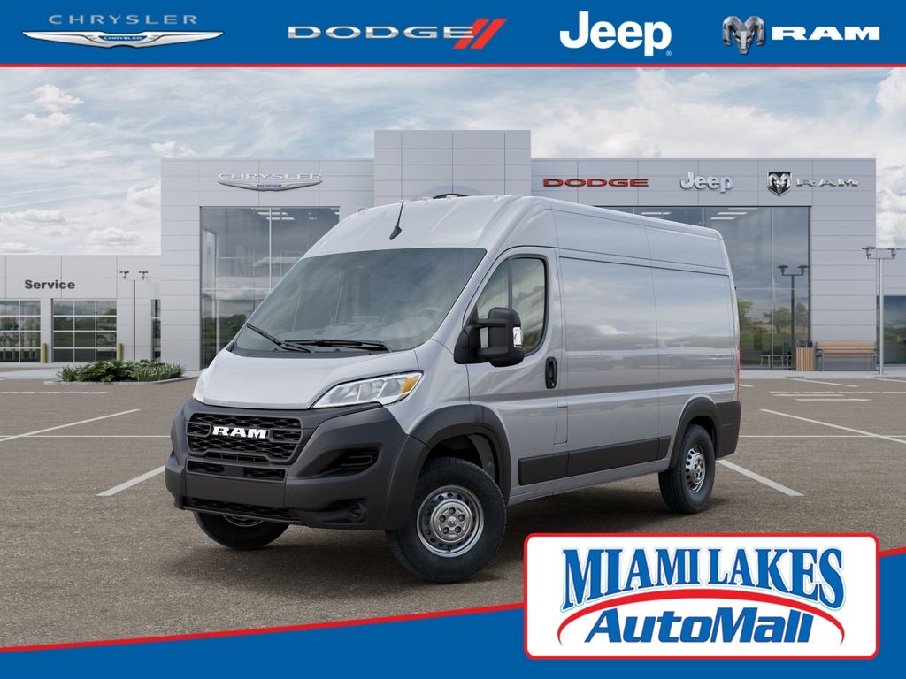 Bright Silver Clearcoat Metallic 2026 RAM ProMaster Van  9-Speed Automatic