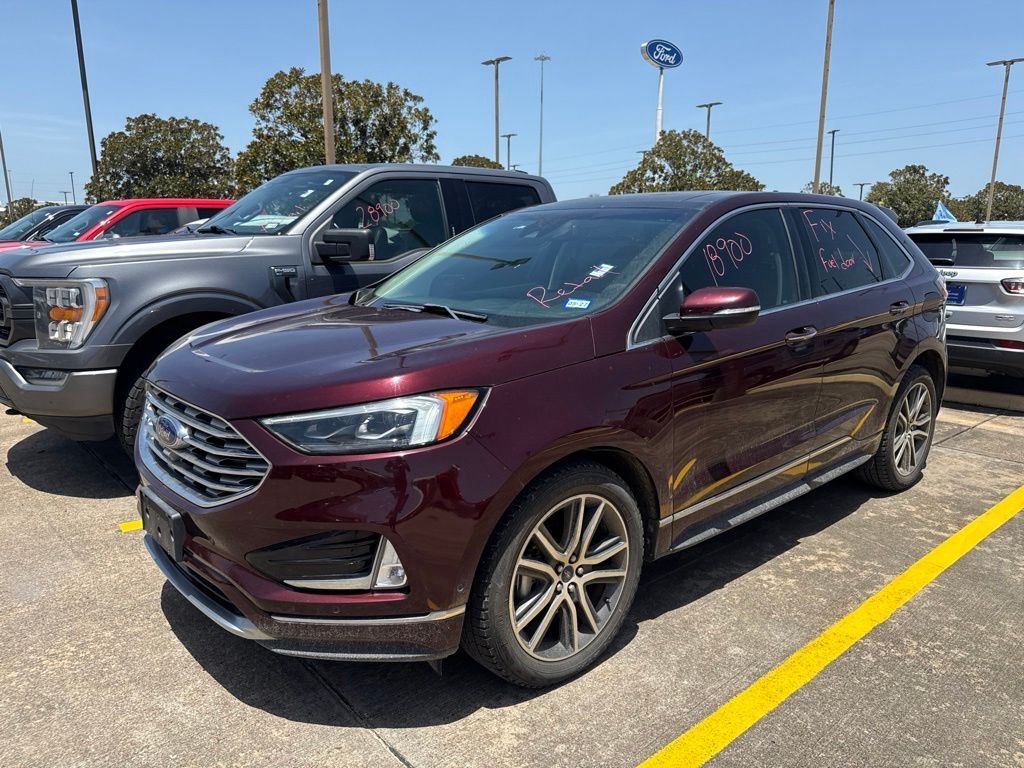 Red (Burgundy) 2019 Ford Edge SUV / Crossover Front-Wheel Drive 8-Speed Automatic