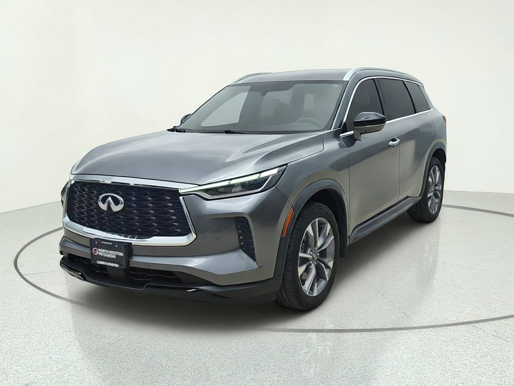 2023 INFINITI QX60 LUXE Gray at Bayshore Chrysler Jeep Dodge Ram