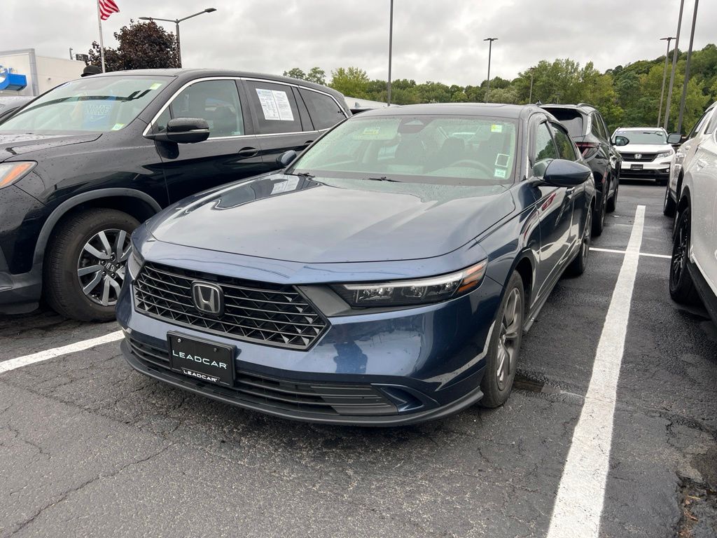 Canyon River Blue Metallic 2024 Honda Accord Sedan Front-Wheel Drive Continuously Variable Transmission