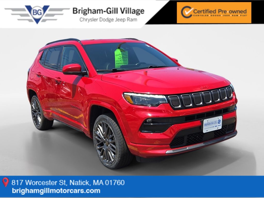 Red Line 2022 Jeep Compass SUV / Crossover Four-Wheel Drive 9-Speed Automatic