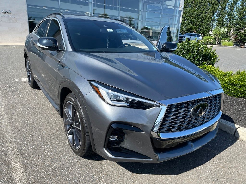 Gray (Graphite Shadow) 2023 INFINITI QX55 SUV / Crossover All-Wheel Drive Continuously Variable Transmission