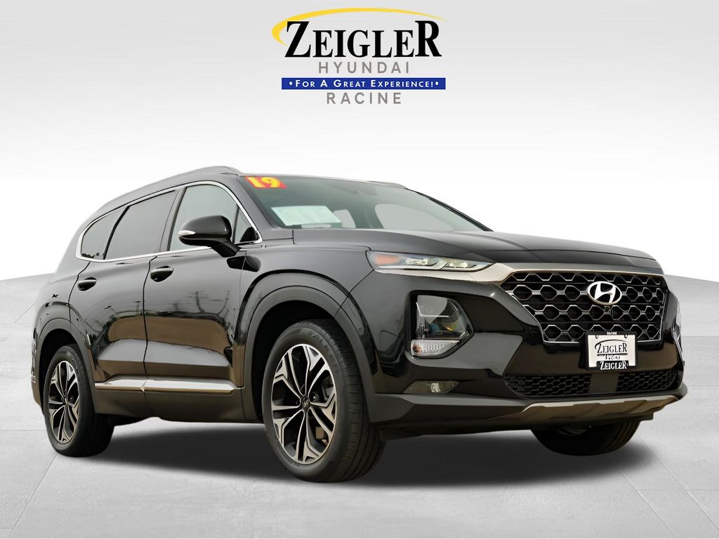 Twilight Black 2019 Hyundai Santa Fe 2.0T Ultimate AWD SUV / Crossover All-Wheel Drive 8-Speed Automatic