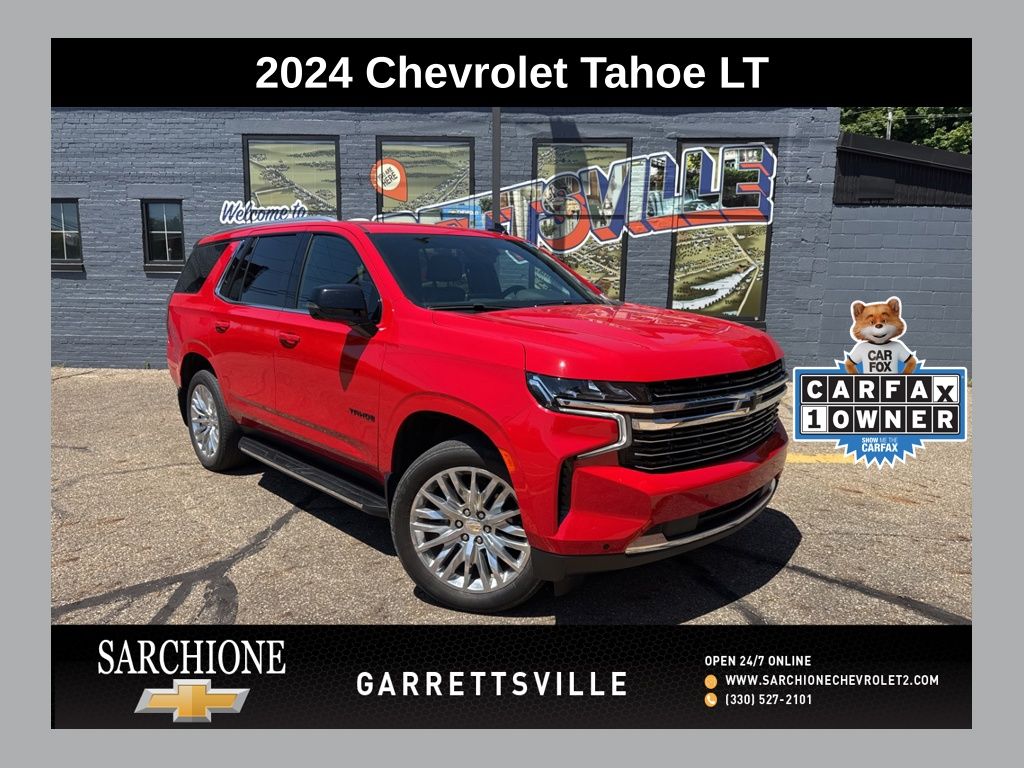 Victory Red 2024 Chevrolet Tahoe LT 4WD SUV / Crossover Four-Wheel Drive