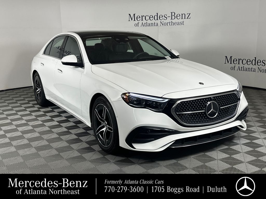 Polar White 2026 Mercedes-Benz E-Class E 350 RWD Sedan Rear-Wheel Drive 9-Speed Automatic