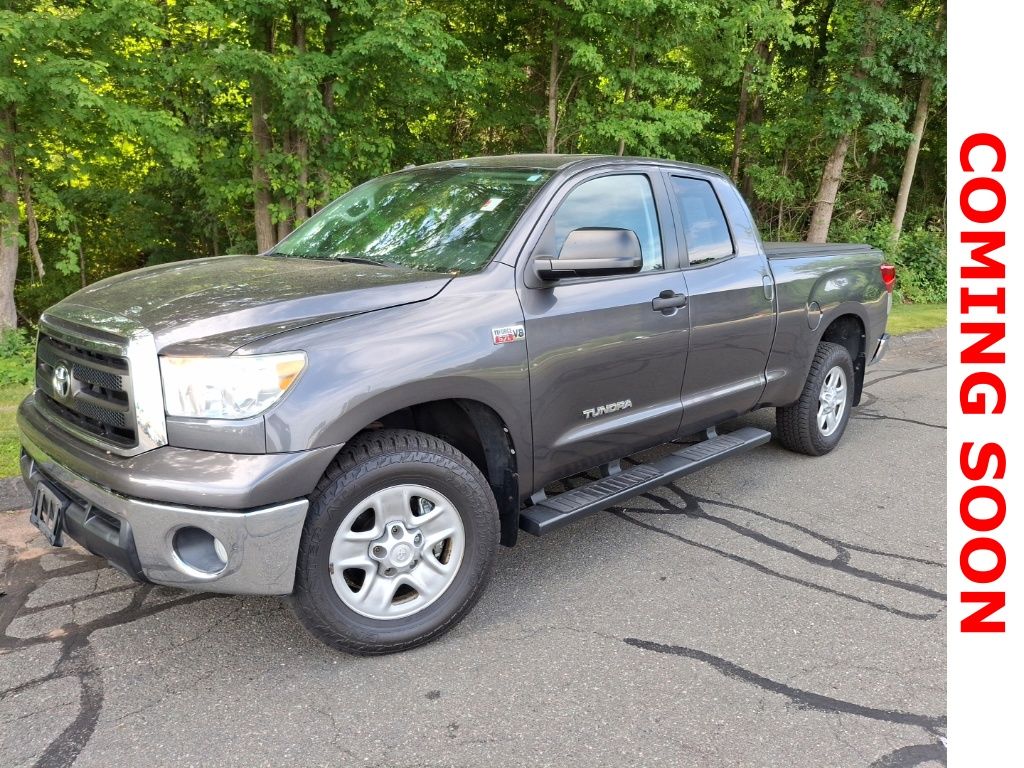 Magnetic Gray Metallic 2012 Toyota Tundra Tundra Grade Double Cab 5.7L 4WD Pickup Truck Four-Wheel Drive 6-Speed Automatic Overdrive