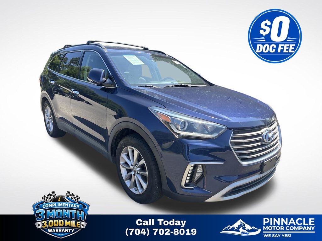 Storm Blue 2017 Hyundai Santa Fe SUV / Crossover All-Wheel Drive 6-Speed Automatic