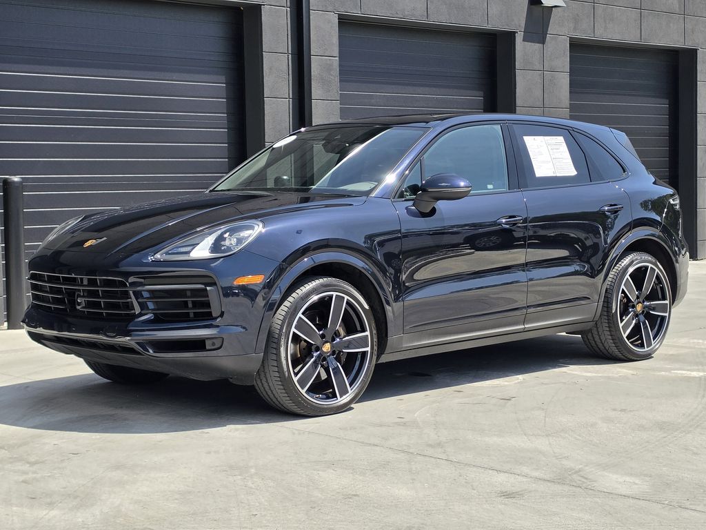 Moonlight Blue Metallic 2023 Porsche Cayenne Platinum Edition AWD SUV / Crossover All-Wheel Drive 8-Speed Automatic