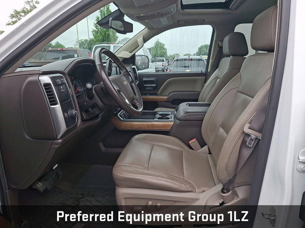 2018 Chevrolet Silverado 1500 LTZ White at Phil Fitts Ford