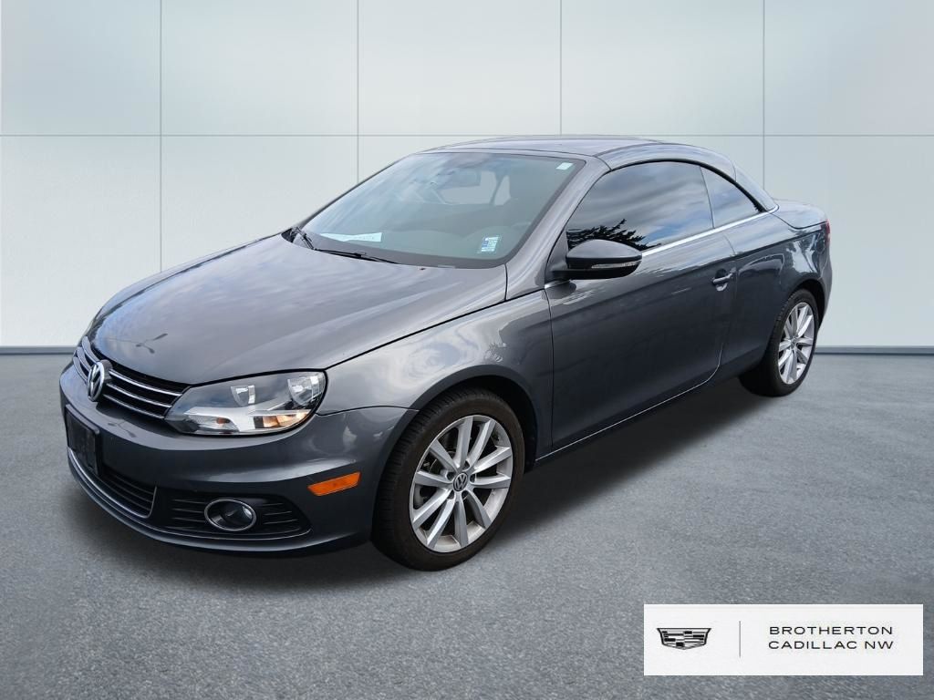 Indium Gray Metallic 2012 Volkswagen Eos Convertible Front-Wheel Drive 6-Speed Dual Clutch