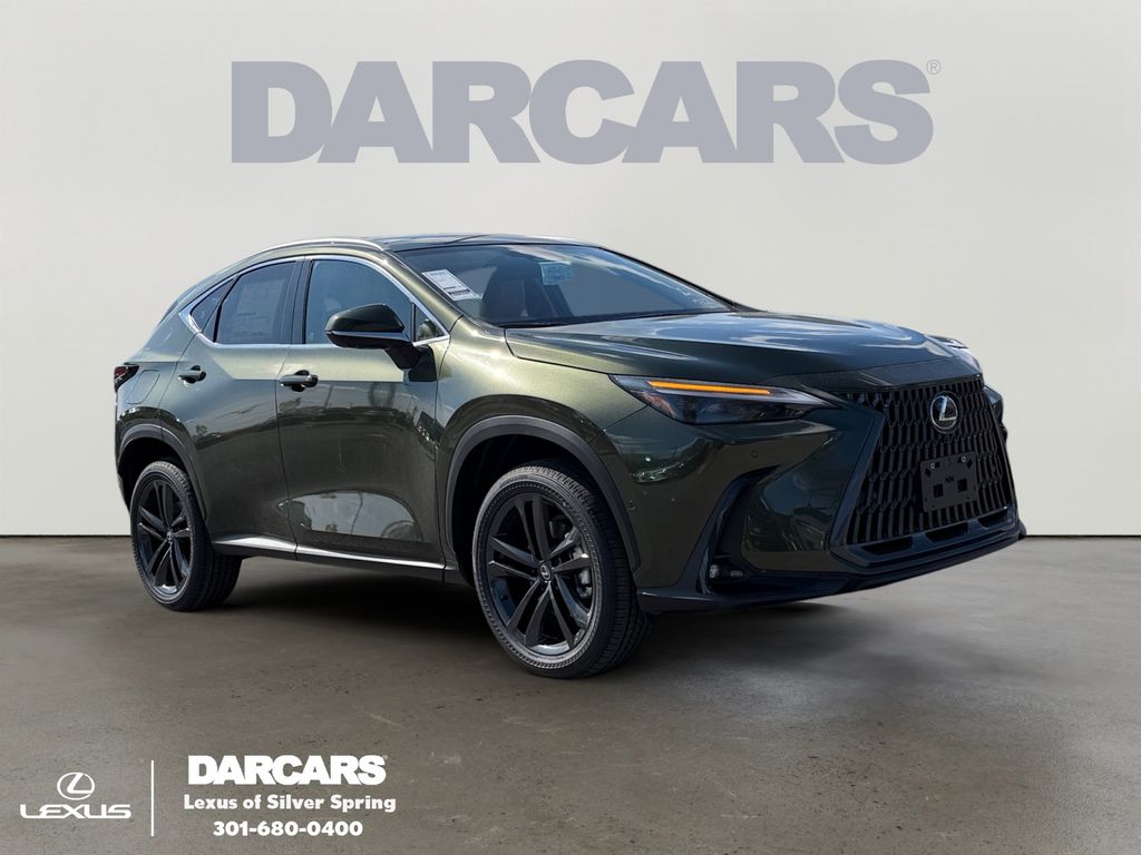 Nori Green Pearl 2026 Lexus NX Hybrid 450h+ Luxury AWD SUV / Crossover All-Wheel Drive Continuously Variable Transmission