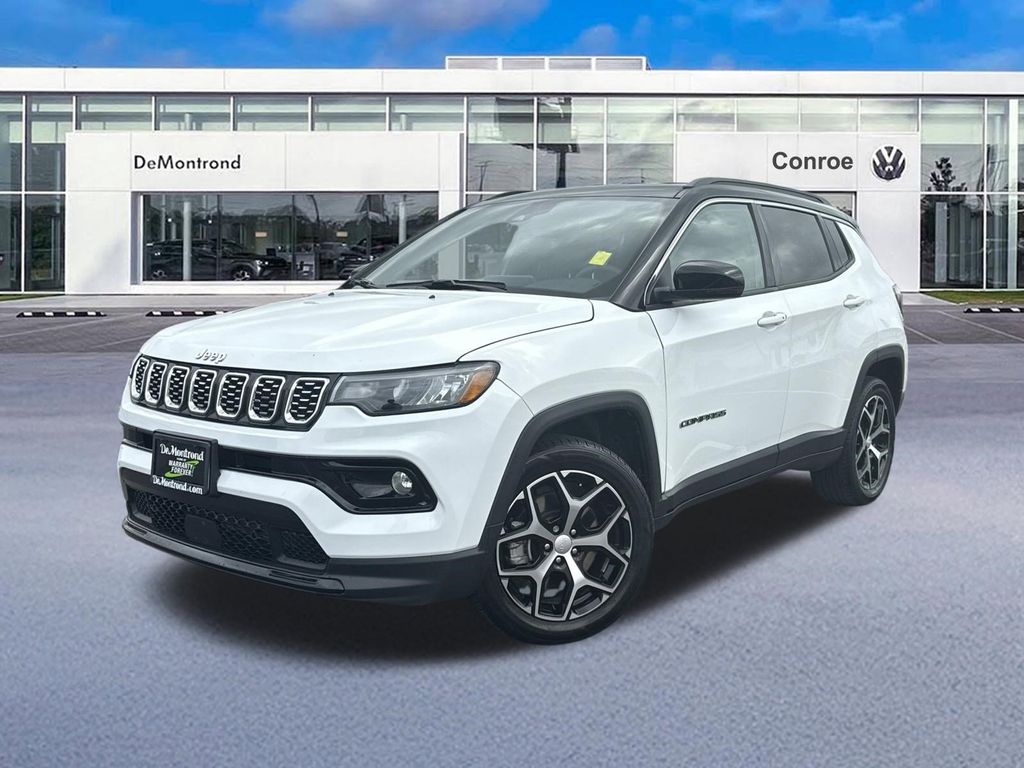 2024 Jeep Compass Limited White at Joe Myers Mazda Kia