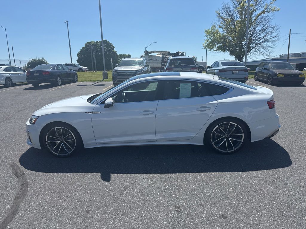 2023 Audi A5 Sportback 45 S line Premium Plus White at Audi Porsche Sewickley