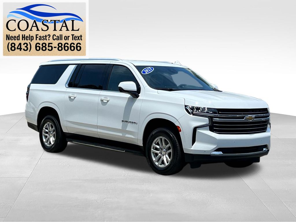 2023 Chevrolet Suburban LT White at Bob King Buick GMC