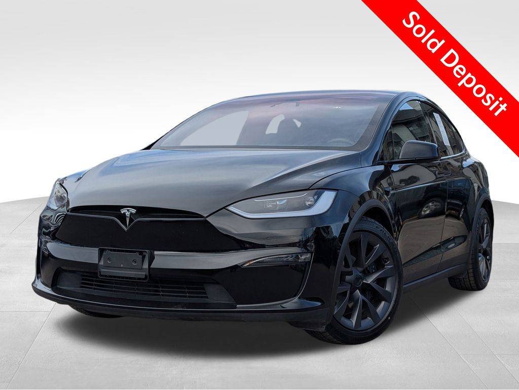 Solid Black 2024 Tesla Model X AWD SUV / Crossover All-Wheel Drive 1-Speed Automatic