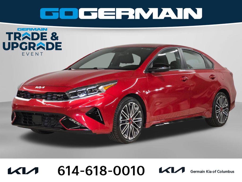 Currant Red 2023 Kia Forte GT FWD Sedan Front-Wheel Drive 7-Speed Automatic