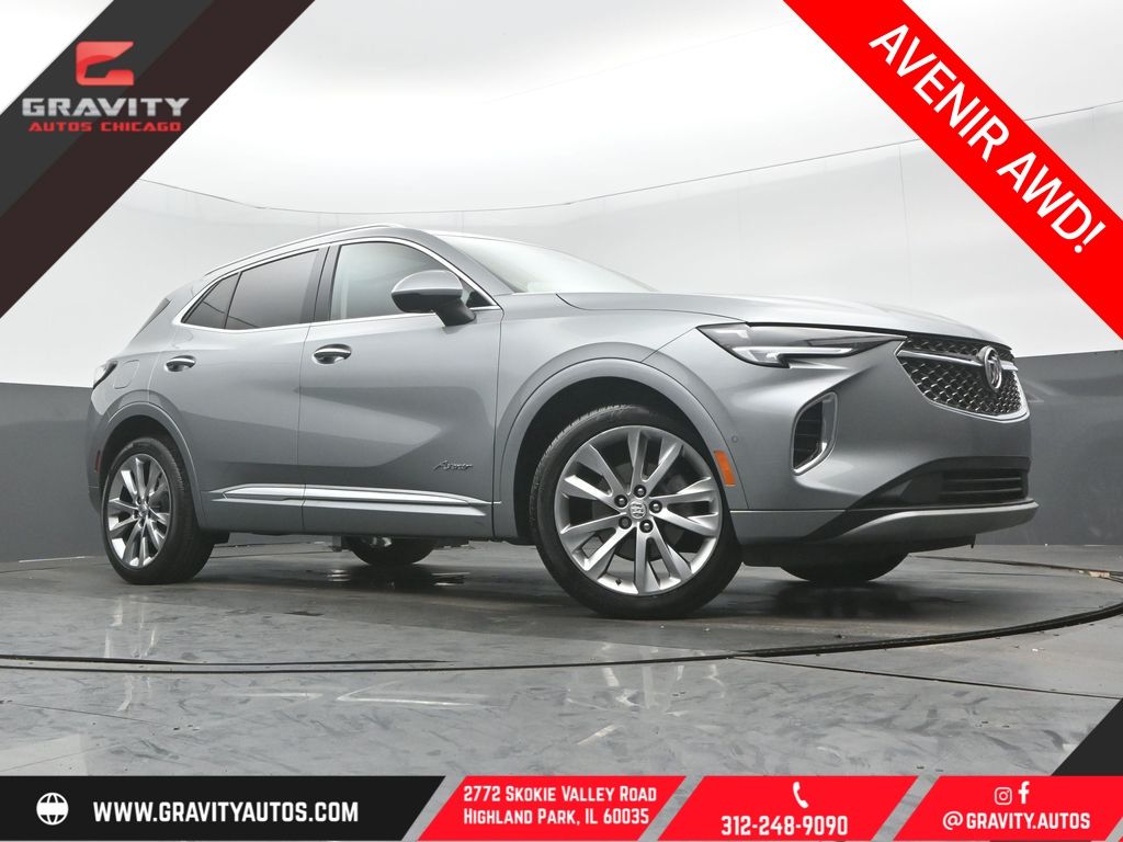 Moonstone Gray Metallic 2023 Buick Envision SUV / Crossover All-Wheel Drive 9-Speed Automatic
