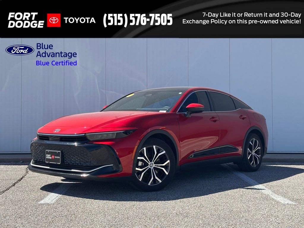 Supersonic Red 2024 Toyota Crown Limited AWD Sedan All-Wheel Drive Continuously Variable Transmission