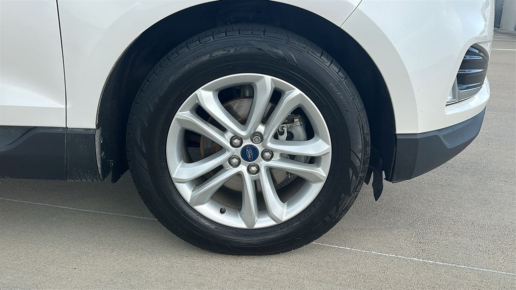 2019 Ford Edge SEL White at DeMontrond Gulf Freeway
