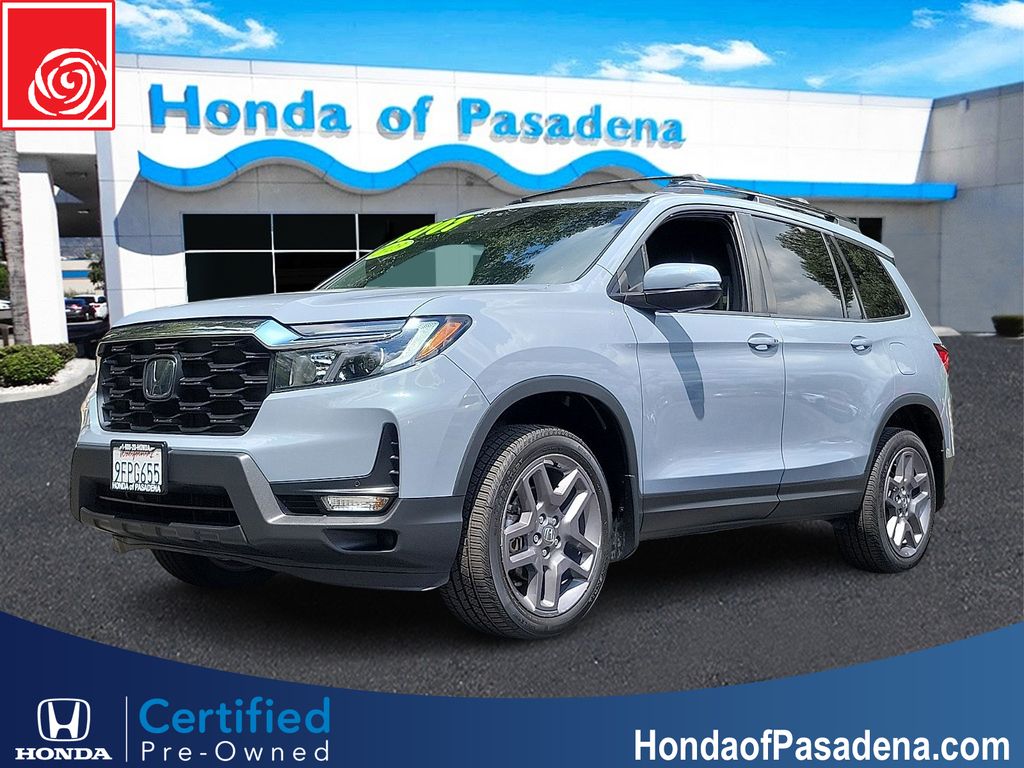 Gray 2023 Honda Passport EX-L AWD SUV / Crossover All-Wheel Drive 9-Speed Automatic