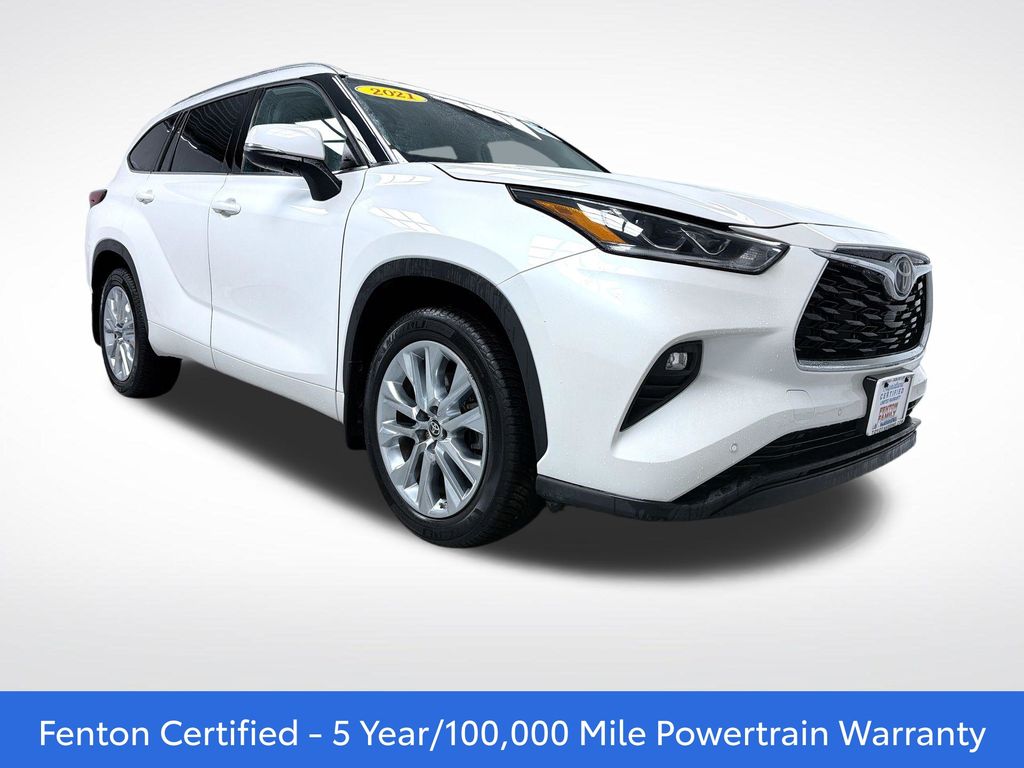 White 2021 Toyota Highlander Limited AWD SUV / Crossover All-Wheel Drive 8-Speed Automatic