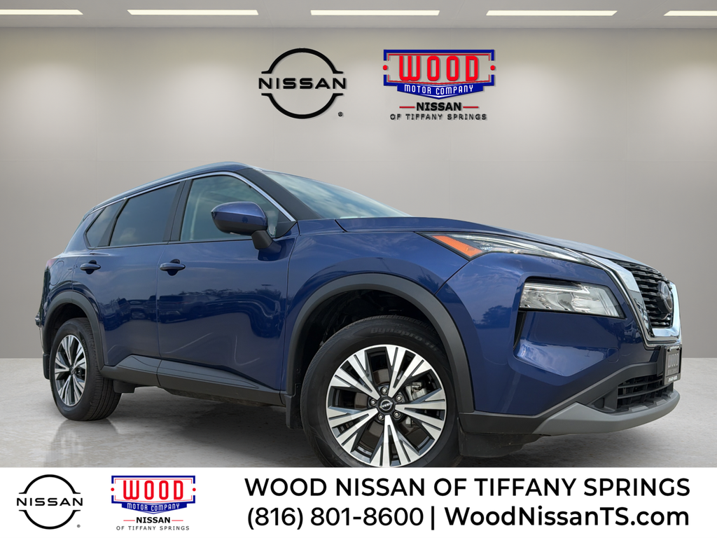 Caspian Blue Metallic 2023 Nissan Rogue SUV / Crossover All-Wheel Drive Continuously Variable Transmission