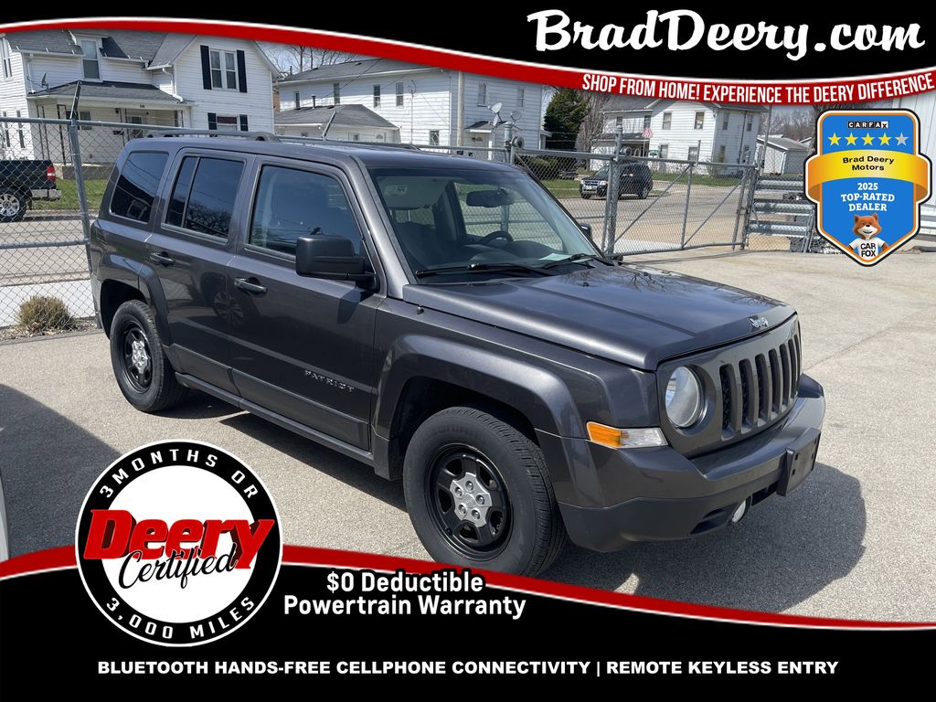 Gray (Granite Crystal Metallic Clearcoat) 2015 Jeep Patriot Sport SUV / Crossover Front-Wheel Drive 5-Speed Manual