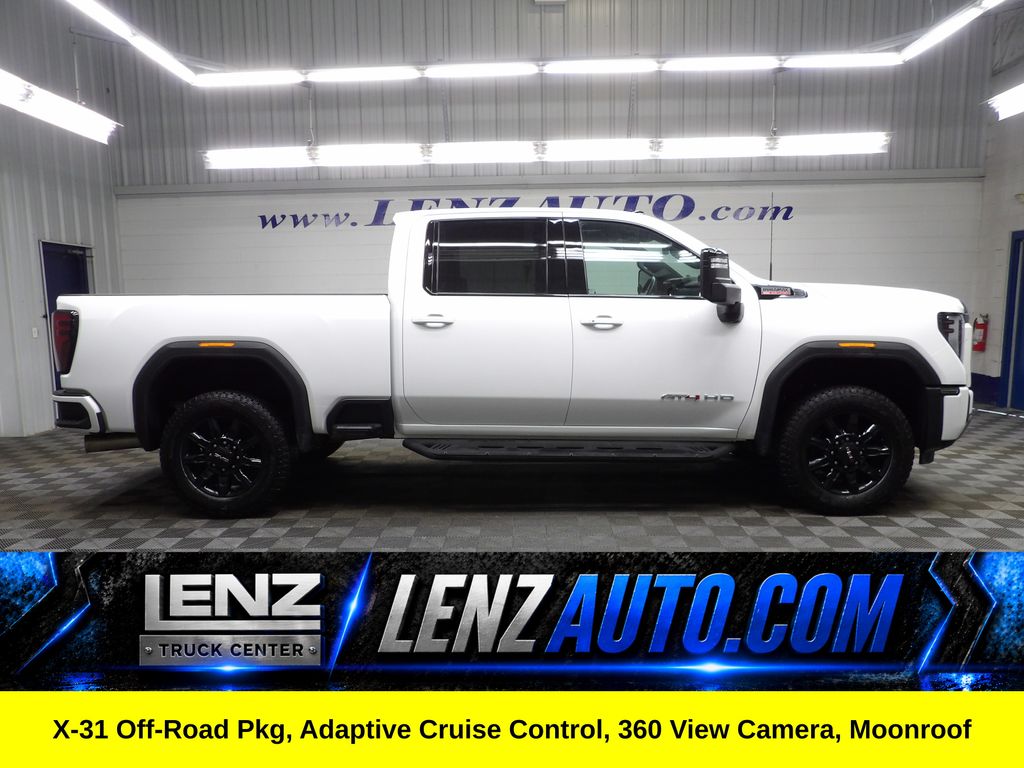 Summit White 2025 GMC Sierra 2500HD Pickup Truck Four-Wheel Drive Automatic