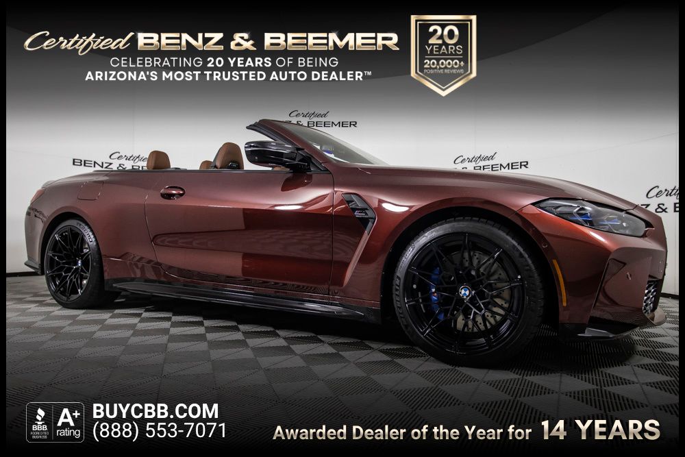 Aventurin Red Metallic 2024 BMW M4 Competition xDrive Convertible AWD Convertible All-Wheel Drive 8-Speed Automatic