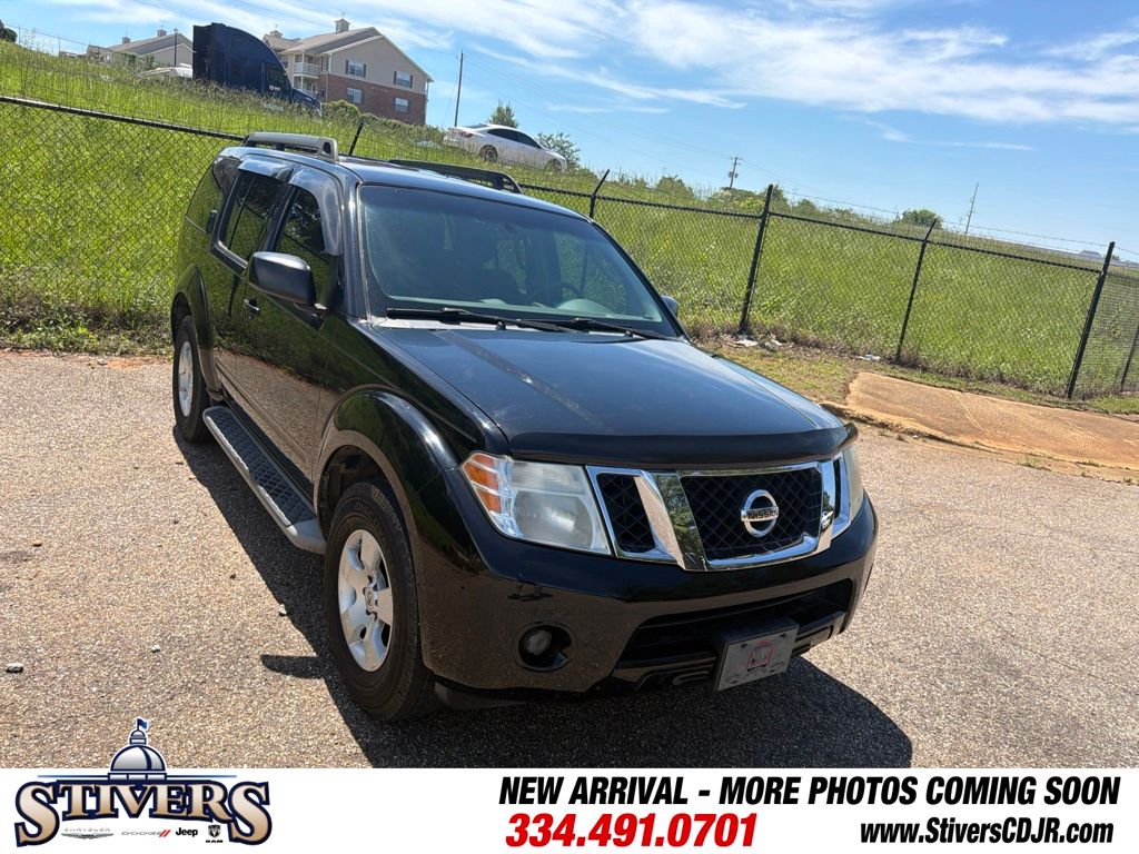 Super Black Metallic 2012 Nissan Pathfinder SUV / Crossover 4X2 5-Speed Automatic
