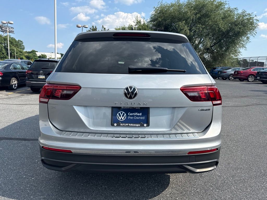 2022 Volkswagen Tiguan 2.0T SE Silver at Bob Ruth Ford