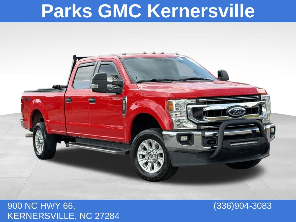 Race Red 2021 Ford F-250 Super Duty Pickup Truck Four-Wheel Drive 6-Speed Automatic