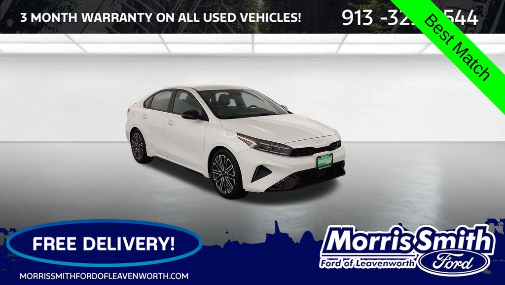 Snow White Pearl 2023 Kia Forte GT FWD Sedan Front-Wheel Drive 7-Speed Automatic