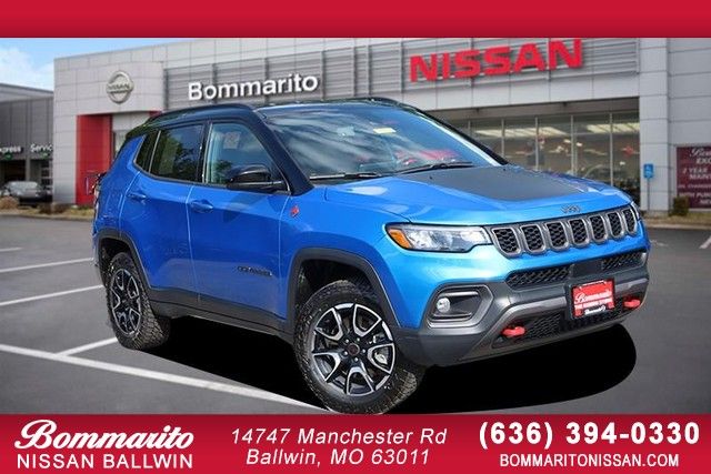 Blue Pearl 2025 Jeep Compass SUV / Crossover Four-Wheel Drive 8-Speed Automatic