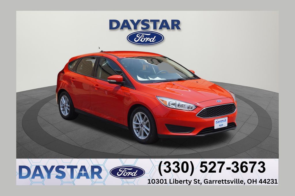 Race Red 2017 Ford Focus Hatchback Front-Wheel Drive 6-Speed Automatic