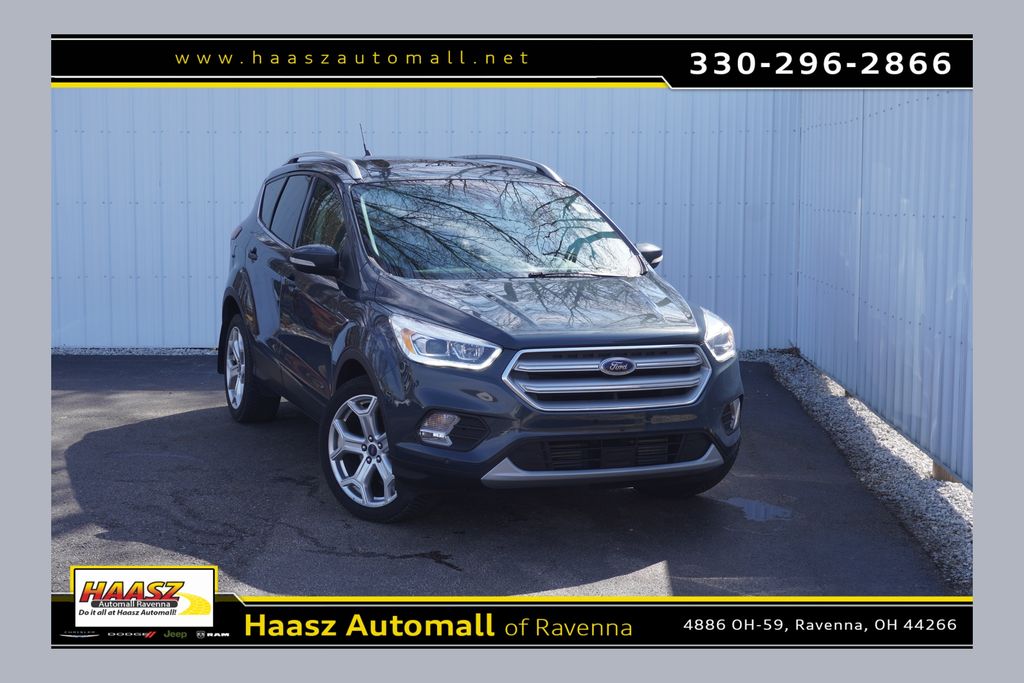 Sea Green 2019 Ford Escape Titanium AWD SUV / Crossover All-Wheel Drive 6-Speed Automatic