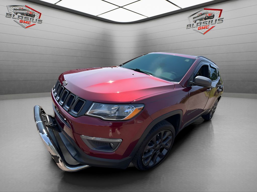 Velvet Red Pearlcoat 2021 Jeep Compass SUV / Crossover Four-Wheel Drive 9-Speed Automatic