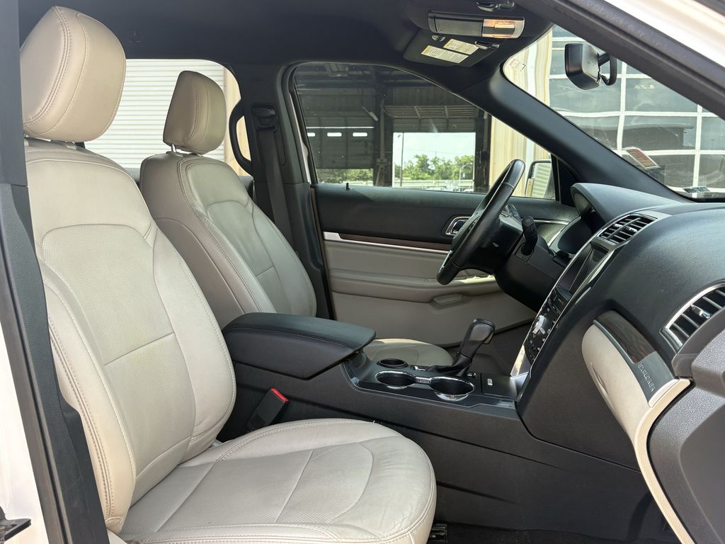 2018 Ford Explorer Limited White at Cook Ford