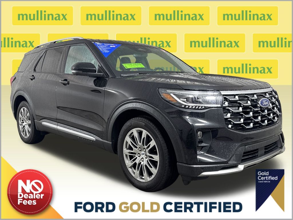 Agate Black Metallic 2025 Ford Explorer Platinum RWD SUV / Crossover Rear-Wheel Drive Automatic