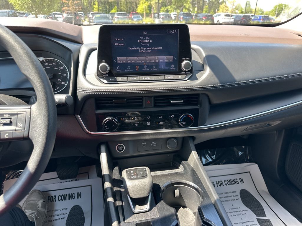 2023 Super Black Nissan Rogue S FWD SUV