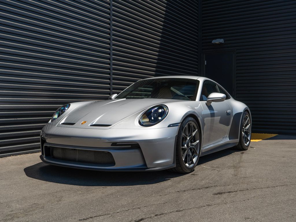 Silver 2023 Porsche 911 Coupe Rear-Wheel Drive 6-Speed Manual