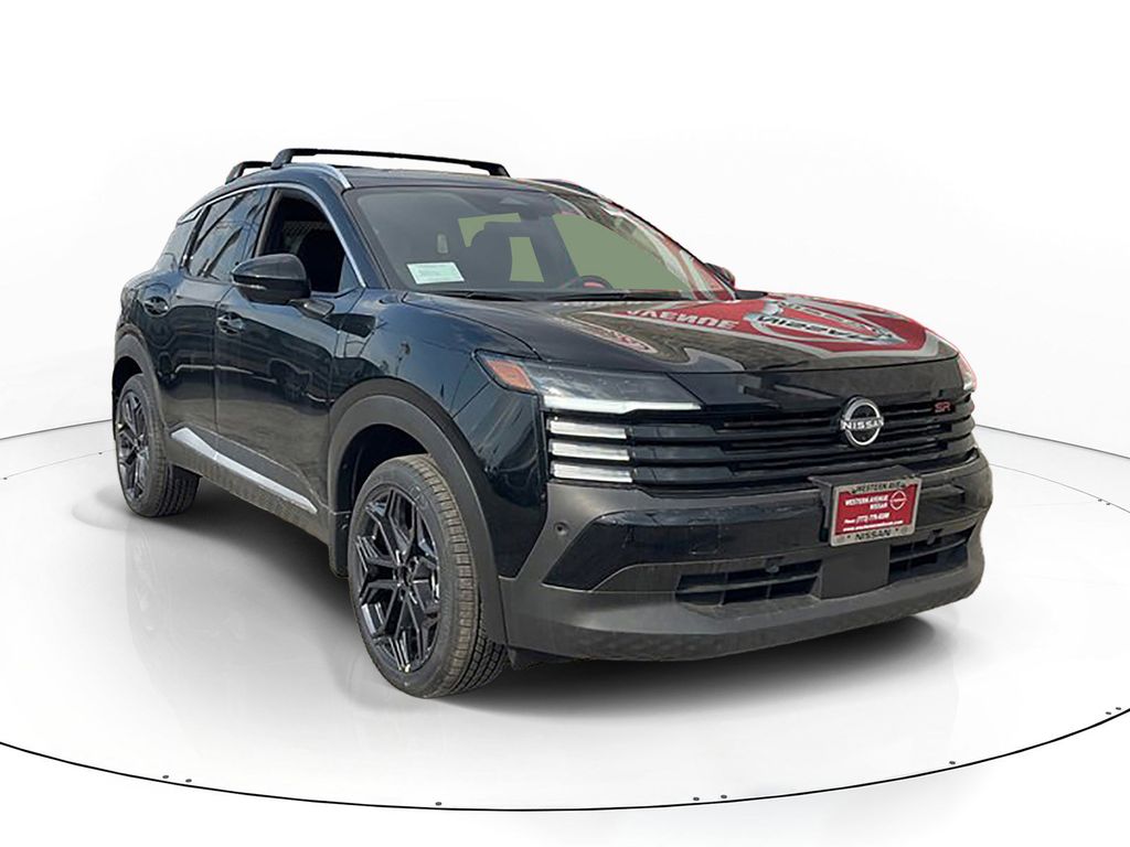 Super Black 2025 Nissan Kicks SR AWD SUV / Crossover All-Wheel Drive Continuously Variable Transmission