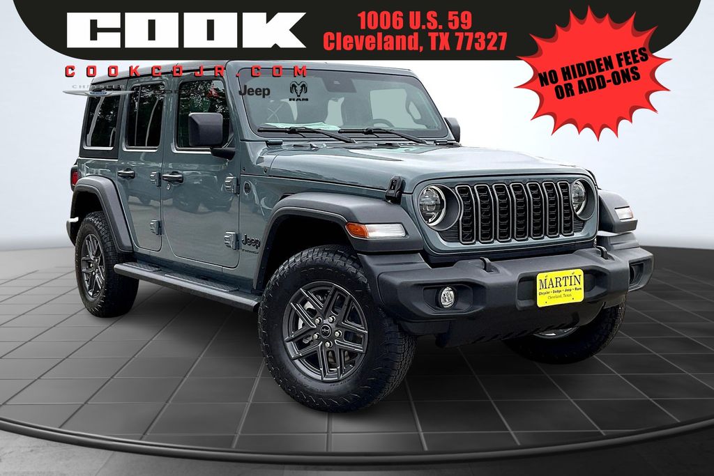 2025 Jeep Wrangler Sport S Gray at Bayshore Chrysler Jeep Dodge Ram