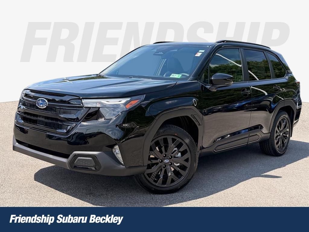 Black 2026 Subaru Forester Sport Crossover AWD SUV / Crossover All-Wheel Drive Continuously Variable Transmission
